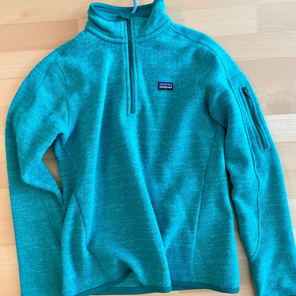 Patagonia Turquoise Fleece Pullover